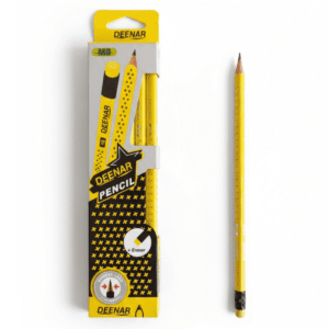 Deenar Pencil With Eraser - HB - 12 Pcs