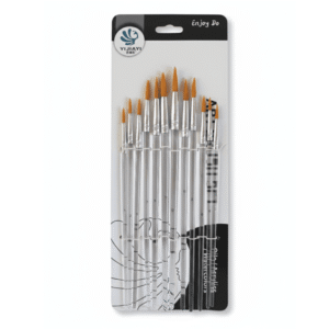 YIJIAYI Artist Brush - 12 Pcs