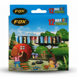 Fox 12 Wax Crayons