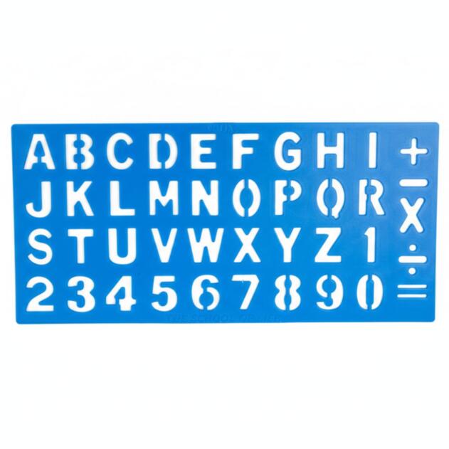 Fox Alphabet Stencil Scale – Letters & Numbers