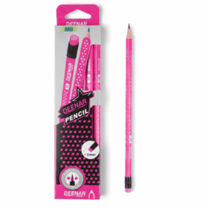 Deenar Pencil With Eraser - HB - 12 Pcs