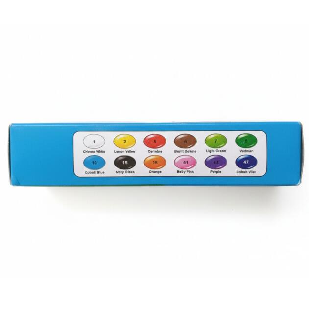 Fox Junior Poster Colors - 12 Pcs