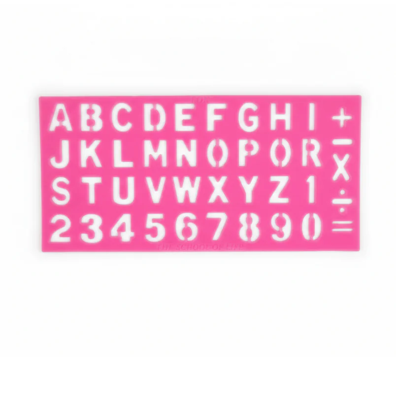 Fox Alphabet Stencil Scale – Letters & Numbers - Image 4