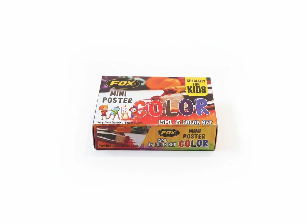 Fox Mini 15 Poster Colors Set - 15 ml - Image 4