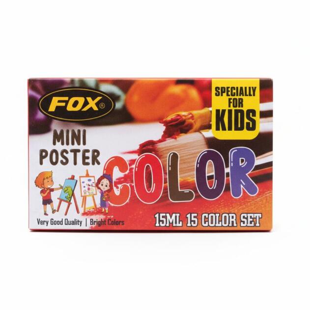 Fox Mini 15 Poster Colors Set - 15 ml