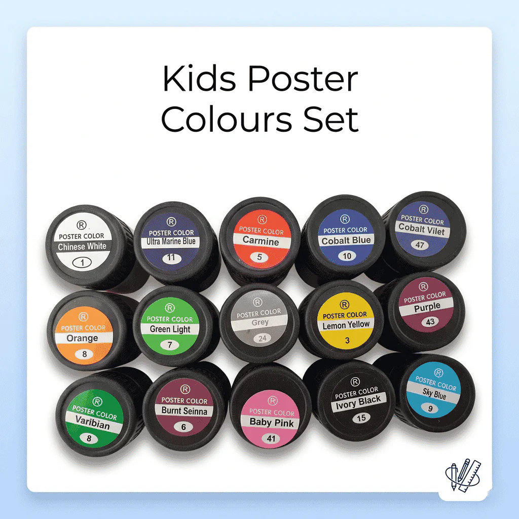 Fox Mini 15 Poster Colors Set - 15 ml - Image 2