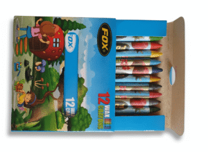 Fox 12 Wax Crayons