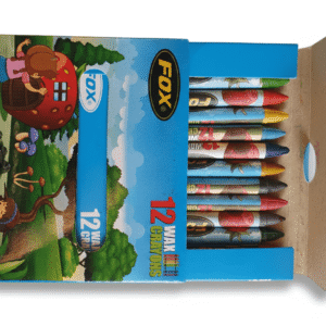 Fox 12 Wax Crayons