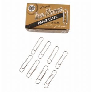 Three Flowers Paper Clips – 36mm – 80 Clips