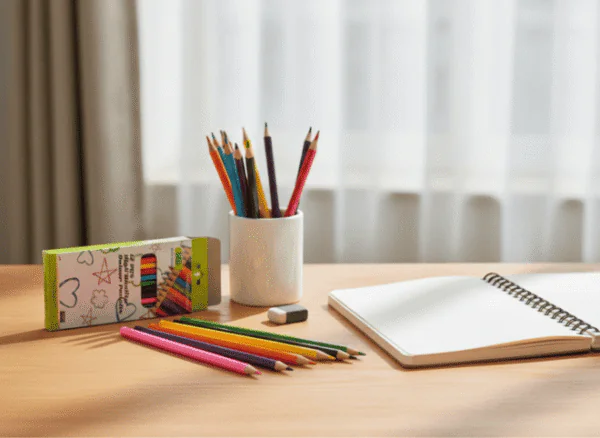 MD - High Quality Color Pencils – 12 Pcs - Image 3