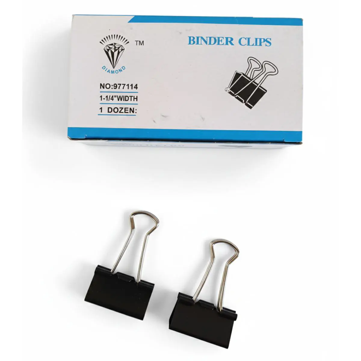 Diamond Binder Clips - Multiple Sizes