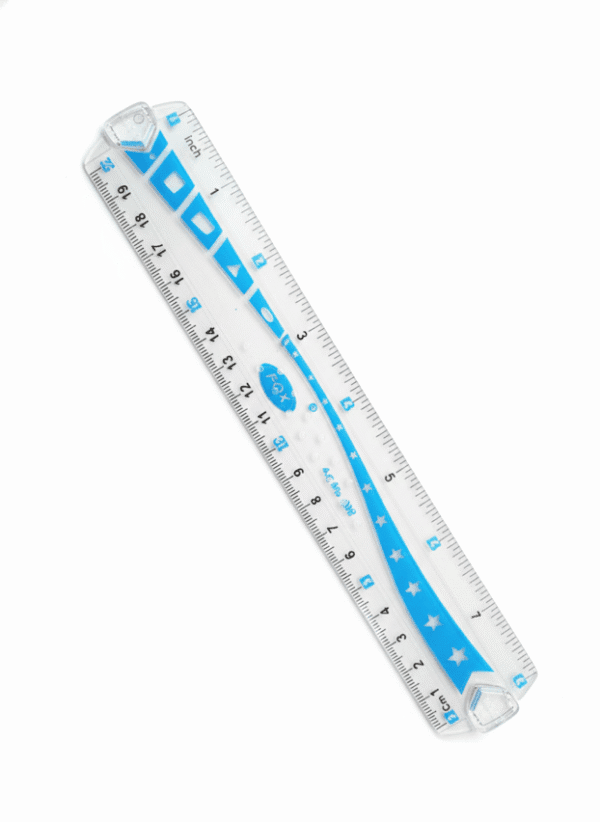 Fox Transparent Ruler - Multiple Sizes - Image 2