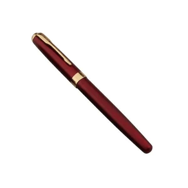 Metal Body Golden Trims & Fine Nib Fountain Pen - Image 4