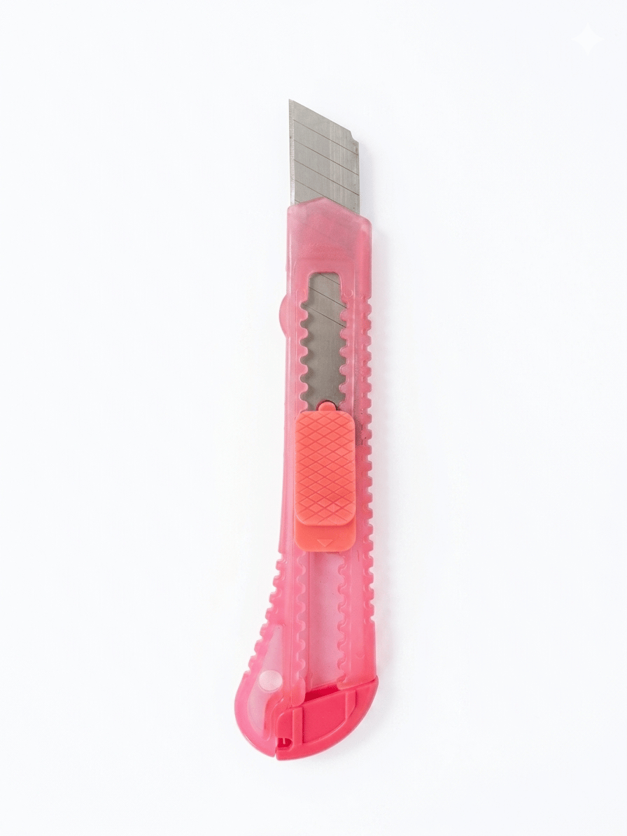 Retractable Cutter Blade Knife - Multiple Colors - Image 2