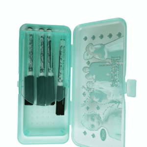 Fox Cute character Transparent Plastic Pencil Box
