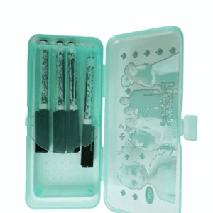 Fox Cute character Transparent Plastic Pencil Box