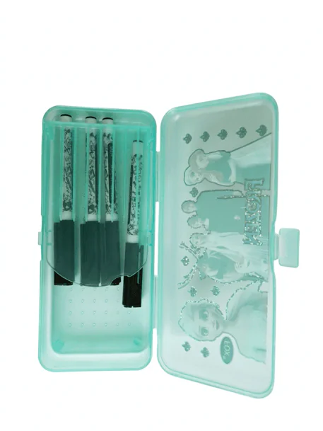 Fox Cute character Transparent Plastic Pencil Box - Image 2