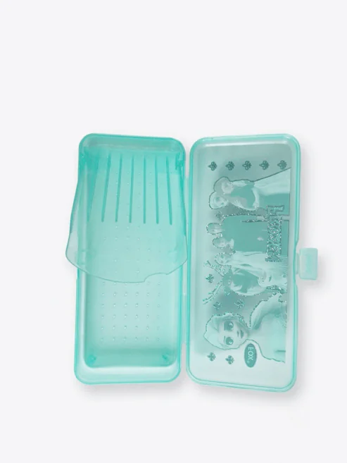 Fox Cute character Transparent Plastic Pencil Box - Image 6