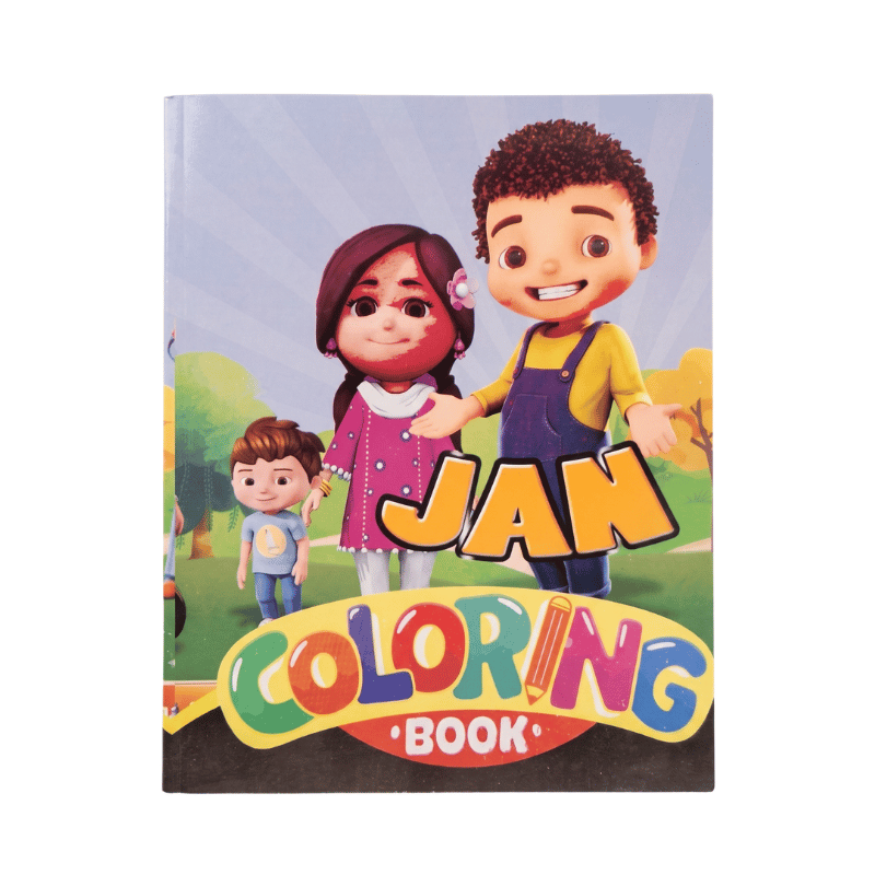 Kids Coloring Book - Fun Cartoon Characters Coloring Book for Children - Image 5