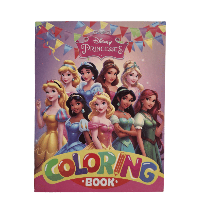 Kids Coloring Book - Fun Cartoon Characters Coloring Book for Children - Image 4