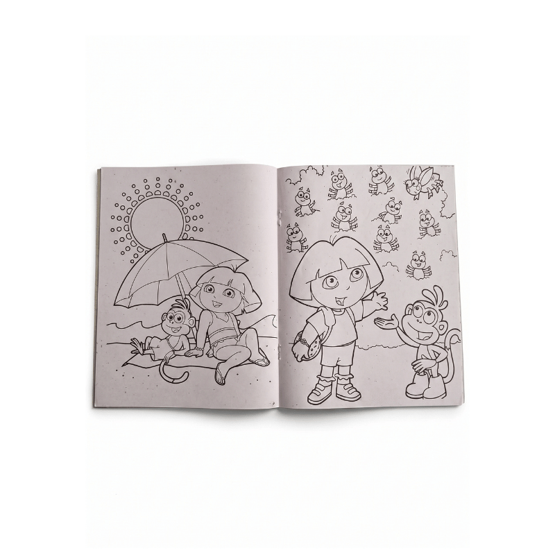 Kids Coloring Book - Fun Cartoon Characters Coloring Book for Children - Image 8