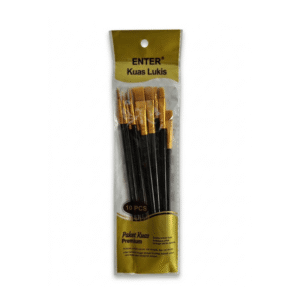 ENTER Painting Brush 10 Pcs Set - Multiple Colors