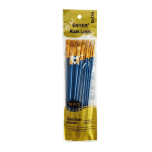 ENTER Painting Brush 10 Pcs Set - Multiple Colors