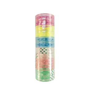 Transparent Decorative Adhesive Tape Set - 12 Pieces