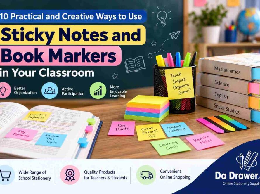 10 Creative Ways to Use Sticky Notes & Book Markers